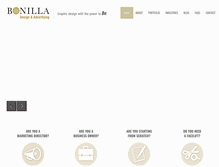 Tablet Screenshot of bonilladesign.com